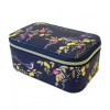 Sara Miller Navy Orchard Birds Travel Jewellery Case Box ORGANIZER