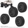 4pcs Professional Plastic Rubber Tire RC Accessory Upgrade Parts Fit