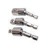 Universal Joint Oscillating Socket Adapter Set, Insertion Angle, 1/2, 3/8,