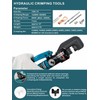 AMZCNC Hydraulic Crimping Tool with 9 Sets of American Standard