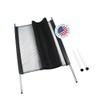 KidKusion Non-Retractable Driveway Safety Net, Black, 18' | Outdoor Barrier;