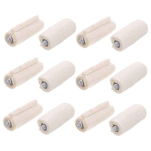 Mikinona Salon Quality Hair Perm Rollers 12 Pack Cotton Home