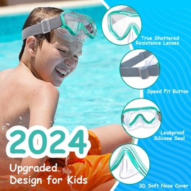 Vvinca Children's diving goggles with fabric strap