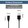 2 PCS Compatible With Garmin Watch Charger Cable,Garmin charger cable,Charger