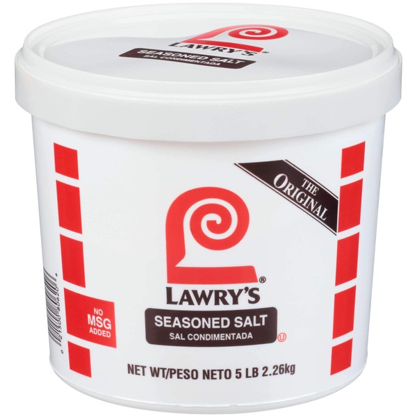 Lawrys Seasoned Salt - 5 lb. tub, 4 per case