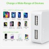 Nekmit Dual Port Ultra Thin Flat Usb Wall Charger With