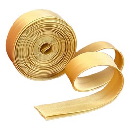 2cmx5m Satin Piping Trim, Polyester Piping Tape Cord for Sewing DIY Crafting, Yellow