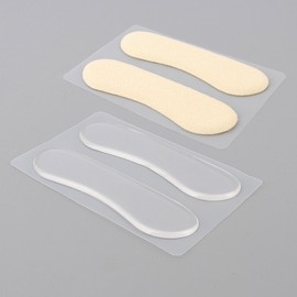 2-Piece Women's Shoe Heel Pads Standard Pad (Nude) 5ea