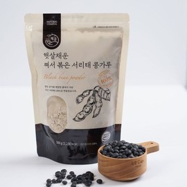 햇살채운 쪄서 볶은 서리태 콩가루 500g 1팩 Sunshine-Filled Steamed and Stir-Fried Black Soybean Powder 500g 1 Pack
