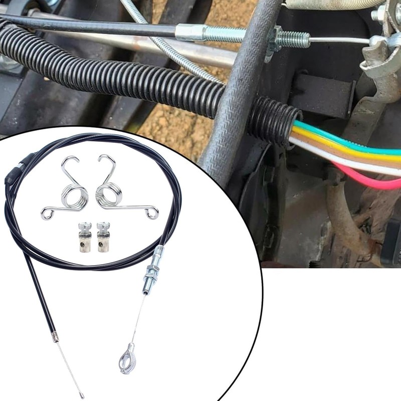 Throttle Cable Kit - Go Cart Replacement Parts with Brake