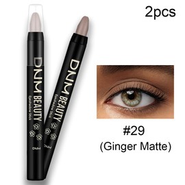 Kaely 2Pcs Cream Eyeshadow Sticks Set for Eyes Waterproof,Ginger Matte Eye shadow Stick Pencil Pen Bulk sombras en crema para ojos 29+29