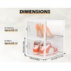 SIMPDIY Shoe Organizer, 12 Pack Shoe Storage Shoe Organizer for