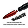 VMS Racing 50 Cal Caliber BLACK CHROME TIP BULLET ANTENNA