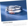 LIFKOME Promise Rings for Couples His and Hers Wedding Ring