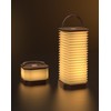 ZBOLE Bedside Table Lamp for Bedroom, Vertical Accordion Lamp with