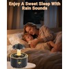 Aesthetic 2-in-1 Humidifier Oil Diffuser with Rotating Raindrop & 7