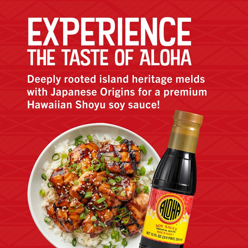 Aloha Shoyu Soy Sauce, Original Blend - Hawaiian Soy Sauce