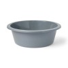 Medline Round Plastic Washbasin, Graphite, 4.25" x 10.75", 5 qt.,