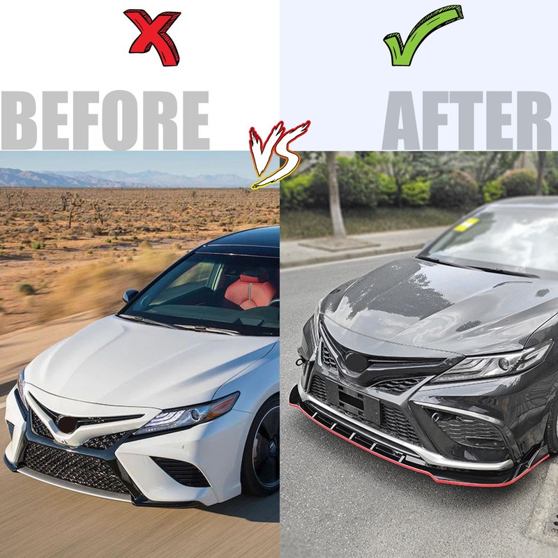 Front Bumper Lip Spoiler Splitter Toyota Camry Sport SE,XSE 2021-2024