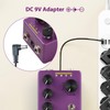 Mingzhe MAD Cow Guitar Distortion Effects Pedal GAIN/VOL/TONE/VINT/MOD/4-Mode Knob DC