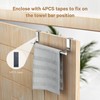 Stainless Steel Over Door Towel Rack Bar Holders for Universal
