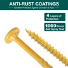 #14 x 3 Inch Wood Structural Lag Screws 54Pcs Star