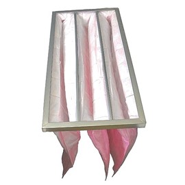 vhbw Pocket Filter for Air Conditioning and Ventilation Systems - Filter F7, 28.7 x 59.2 x 36 cm, Pink