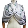 DANA XU 100% Mulberry Silk Satin Head Scarf For Women