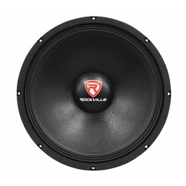 Rockville RVP15W8 1000 Watt 15" Mid-Bass Driver Car Audio Speaker Mid-Range