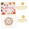KOMBIUDA Greeting Cards Envelopes Set 12pcs Blank Thanksgiving Cards with