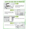 iDPRT Mini Sticker Printer Machine with 1 Roll Sticker Paper,