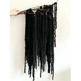4 PCS Black Artificial Yarn Amaranthus for Decor