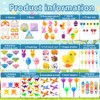 DIYDEC 199pcs Easter Party Bag Fillers, Easter bulk Party Favors