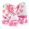 Ruthfot Women's and Girl's Classic Roller Skates with Light up