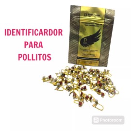 Unbranded Candados Numéricos para Pollitos - Numbered Markers for Chick wings - 100 Uni