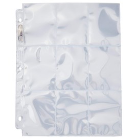 Ultra Pro 9-Pocket Silver Series Page Protector for Standard Size Cards (50ct)
