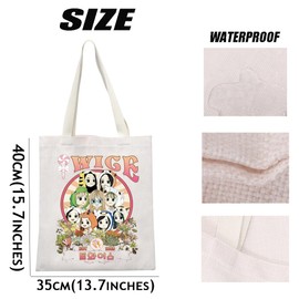 MEIKIUP K-Pop Group Twice Tote Bag Twice Members Group Tote Bag Twice Ready to Be Tour Merchandise Once Fan Gift (CA Tw2015 TB)