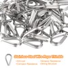 sourcing map Wire Rope Cable Thimble Kit for 2mm Dia