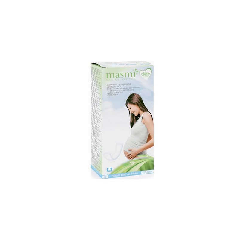 MASMI NATURAL COTTON Bio Wochenbetteinlagen (10 Stück)
