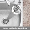 PcvGef Sink Plug, Universal Drain Strainer for Kitchen Sink, 79