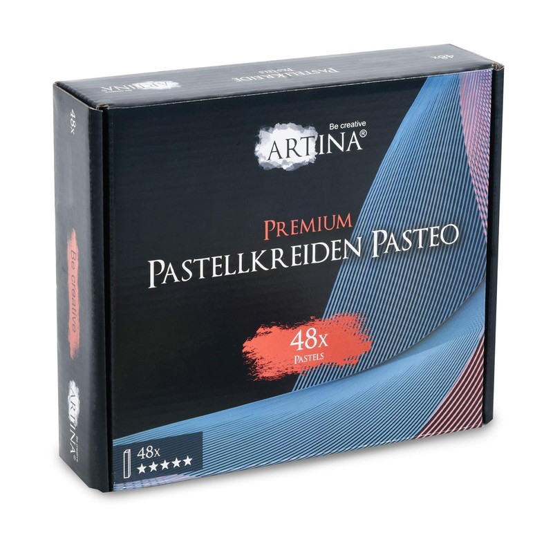Artina Pasteo Pastel Chalk Set, Soft Pastel Colours in Studio