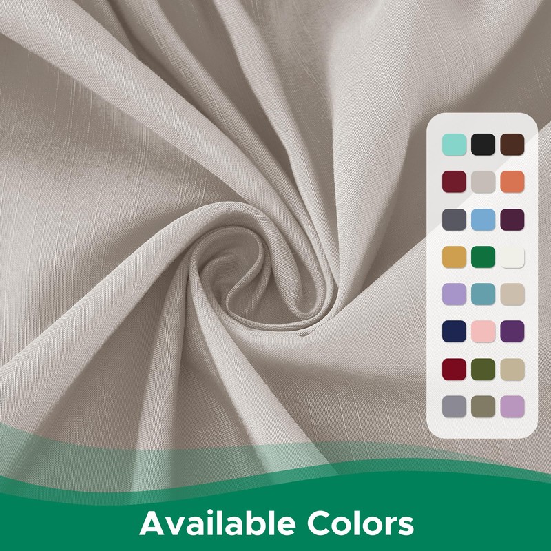 Biscaynebay Wrap Around Bed Skirts for Queen Beds 14" Drop,