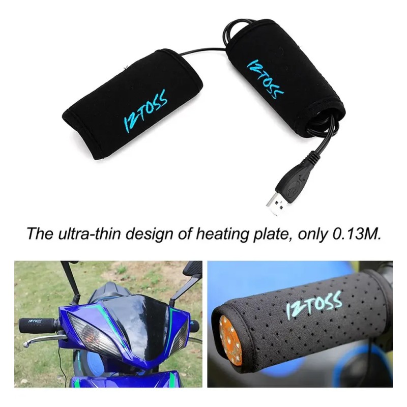 Iztoss Calentador Eléctrico De Manillar For Motocicleta, S