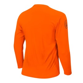 BERETTA Men's Standard Covey Tech Classic Fit High-Performance Long-Sleeved T-Shirt, Blaze Orange, Large