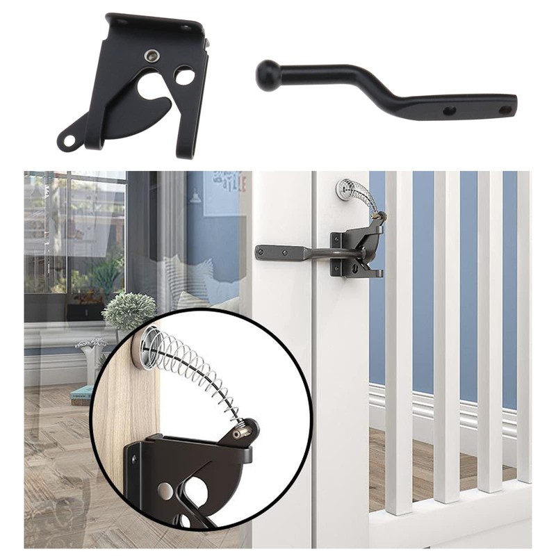 OTOTEC 1 Set Self-Closing Gate Gravity Latch Gravity Self-Locking Locking