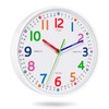 Lantoo Silent Kids Wall Clock – Non-Ticking, Battery-Powered, Ideal for