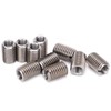Threaded Insert M8 Female and M12 Male 10 Pieces Slotted