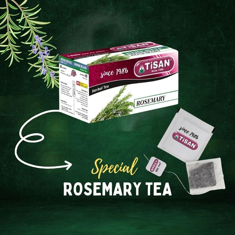 Rosemary Tea from Tisan - 2 boxes total 40 tea
