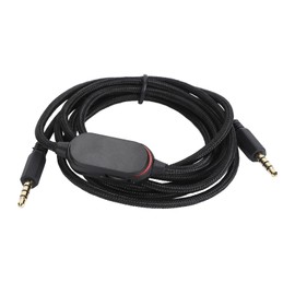 Replacement Headphone Audio Cable with Microphone, 1.6m Lossless Sound Quality Earphone Wire for AW720H AW920H AW310H AW510H AW988 etc.