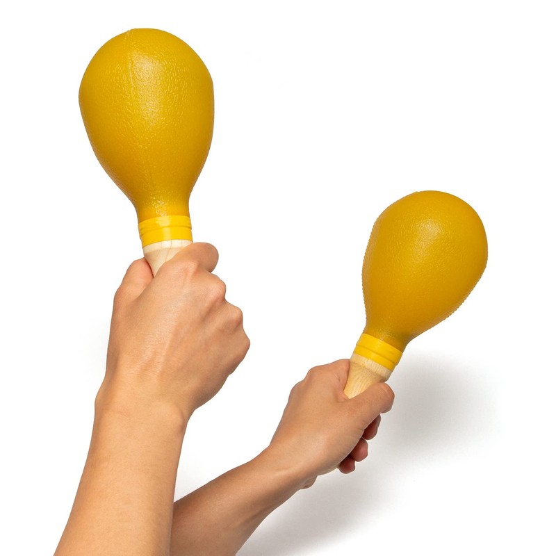 Tiger MAR7-YE Egg Shaped Maracas - Yellow